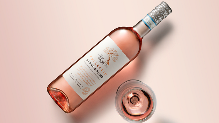 La Sogara rose 2021 liggande flaska-lr