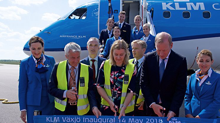 KLM öppnar Växjö - mest hållbara destinationen i KLM:s nätverk