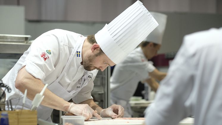 Alexander Sjögren på GastroNord i april.