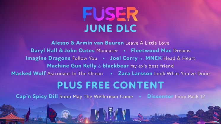 FUSER Heats Up the Summer Stage With New DLC This June