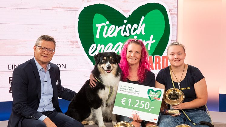 Goldener Fressnapf 2020 für tierisch engagierte Helden