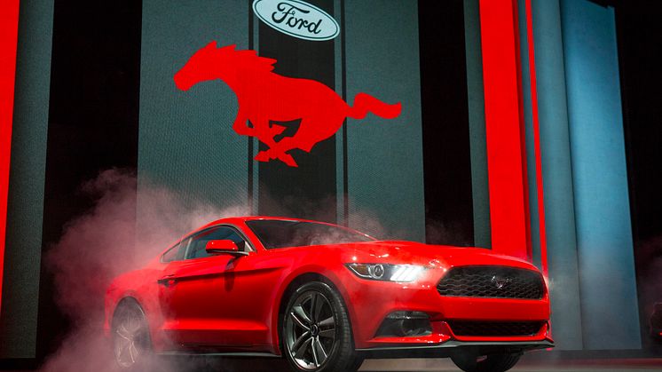 Nye Ford Mustang lanseres i Europa i 2015.