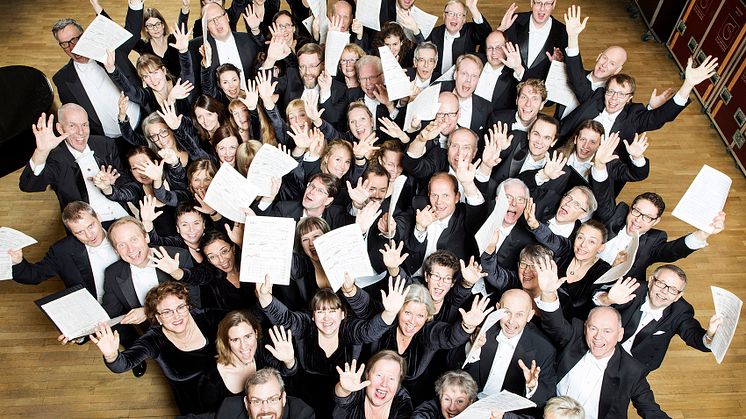 Göteborgs Symfoniska Kör sjunger Carmina Burana (foto Ola Kjelbye).