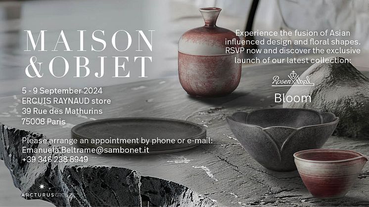 Invite to the presentation of the new collection Bloom