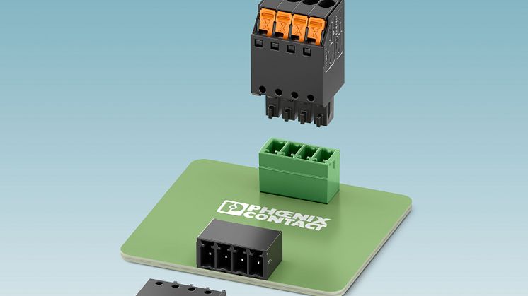 PCB connectors with innovative Push-X technology