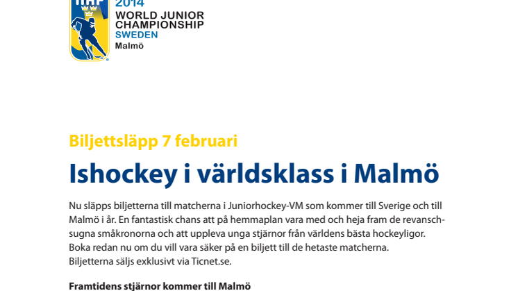 Ishockey i världsklass i Malmö