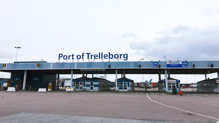 Ny check-in  i Trelleborgs Hamn