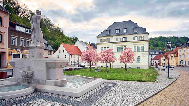 Deutsches Uhrenmuseum Glashütte mit Zeitgarten ©Stiftung Deutsches Uhrenmuseum Glashütte /Foto: René Gaens