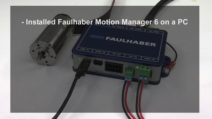 Video guide: Connect your motion controller and motor!