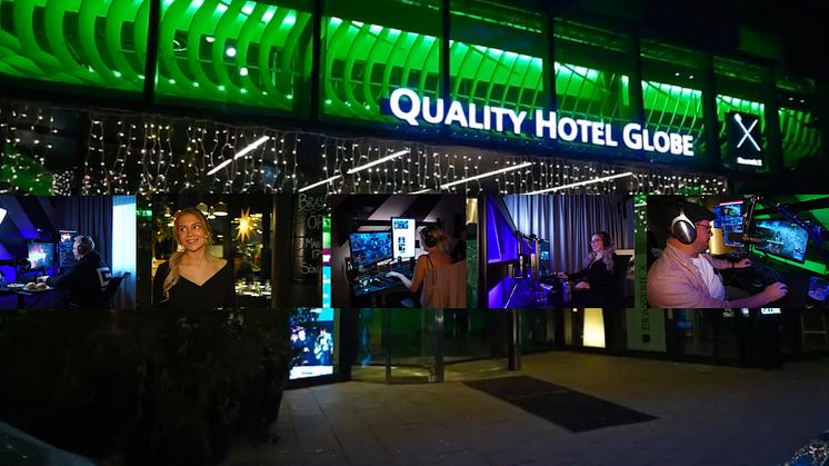 Några av Sveriges största streamers lanserade Quality Globe Hotel live.