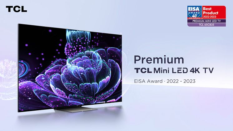 TCL vinner fyra prestigefyllda 2022-2023 EISA Awards