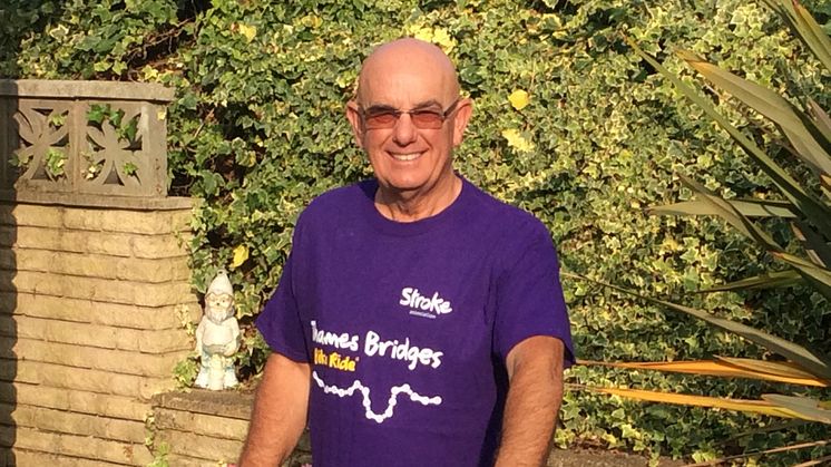 Hampshire stroke survivor set to tackle Thames Bridges Bike Ride