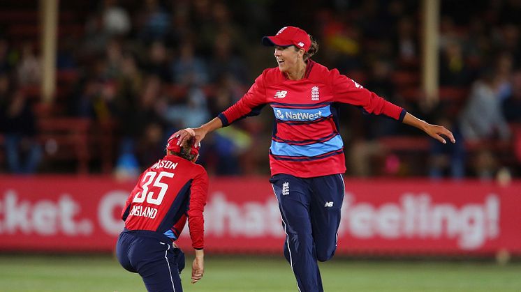 Gunn celebrates a run-out in the 2017/18 Ashes. Photo: Getty Images