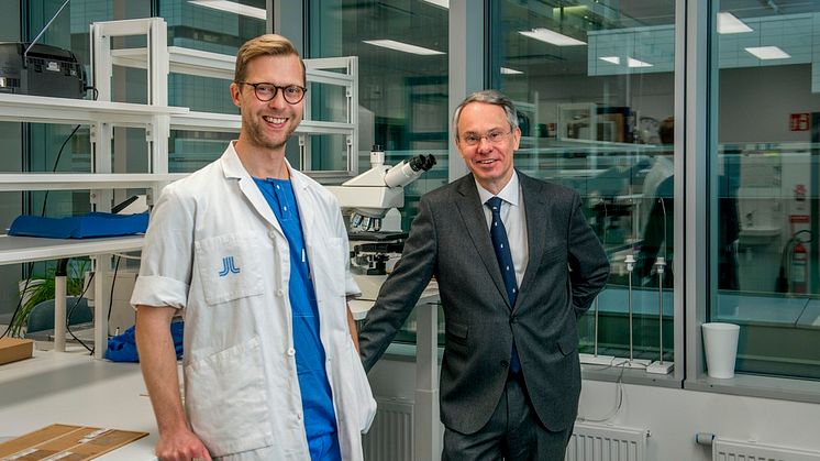 Gustav Stålhammar och Stefan Seregard. Foto: Jens Sølvberg