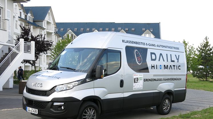 Iveco Dailylle Best KEP Transporter 2015 -palkinto ja Daily Hi-Maticille Innovaatio-palkinto Saksassa