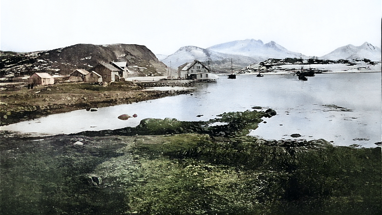 Historisk bilde fra Eidsfjorden i Vesterålen. 