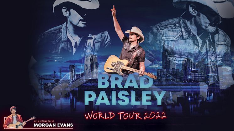 COUNTRYSTJERNEN BRAD PAISLEY TIL NORGE!