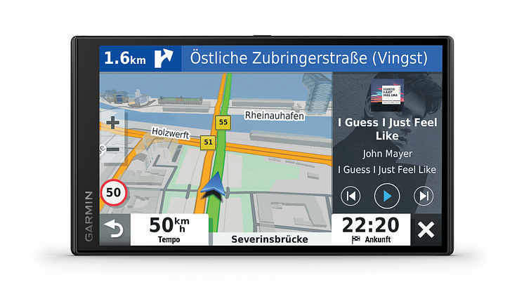 Das DriveSmart 65 bietet dank Alexa Sprachassistenz nun viele weitere Features. 