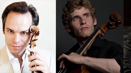 Violinisten Benjamin Schmid, cellisten Andreas Brantelid och pianisten Christian Ihle Hadland spelar  i Lund, Helsingborg, Falkenberg och Landskrona.