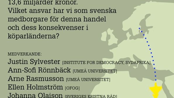 JAS-kritiker till Umeå i Globala veckan