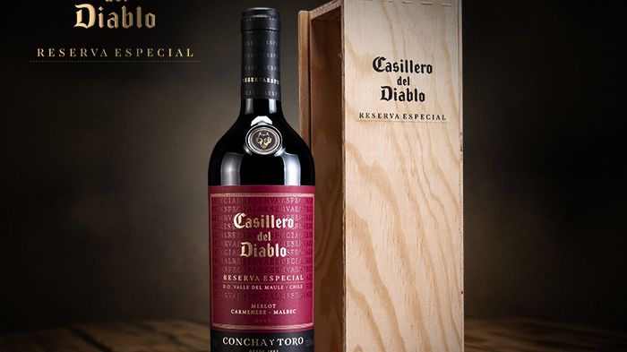 Casillero del Diablo Reserva Especial i lyxig trälåda