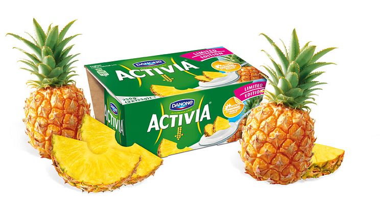 Activia gästas av sommarsmaken Ananas 