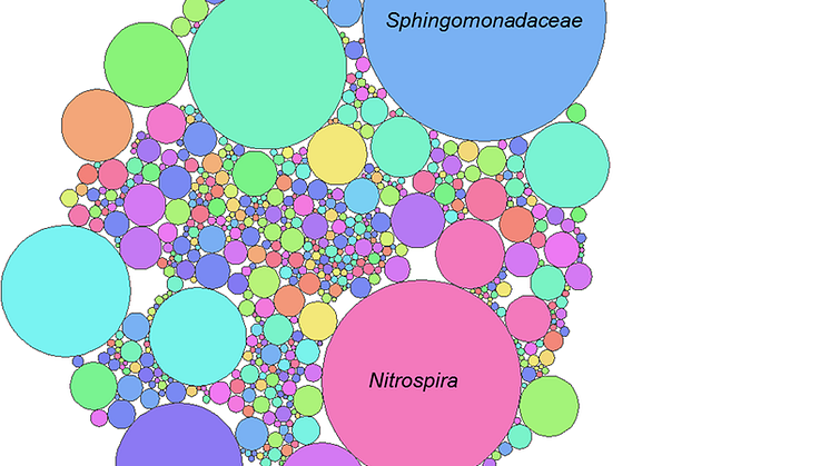 The cover picture illustrates the abundance of the OTUs from the complete dataset of the Landskrona study using packCircles. Illustr. Dr. Peter Menzel.