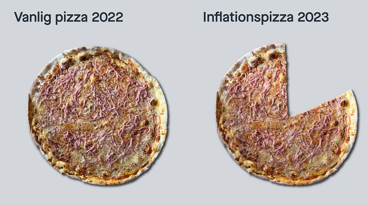 Mindre pizza för pengarna när inflationen tar en slice.