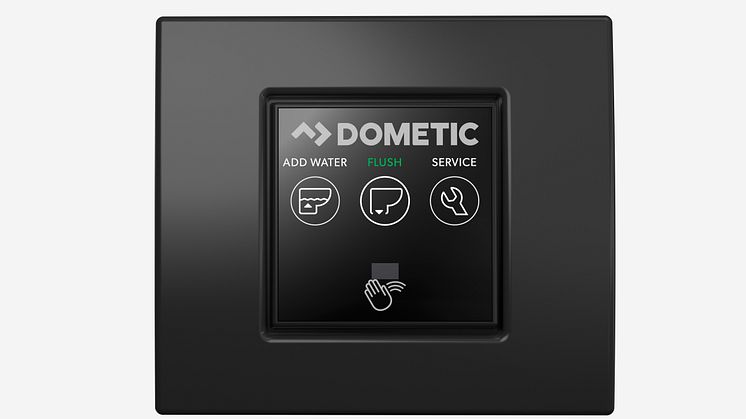 Hi-res image - Dometic - Dometic Moderno toilet uses Dometic's new HandWave Control Panel