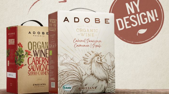 Adobe bag-in-box i nya kläder