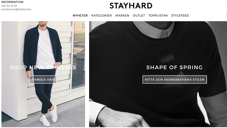 Stayhard.se har sedan 2005 då företaget startade upp i källaren hos grundarnas föräldrar, kommit att omsätta hundratals miljoner på sina 200 varumärken inom herrekipering och grooming-produkter. 