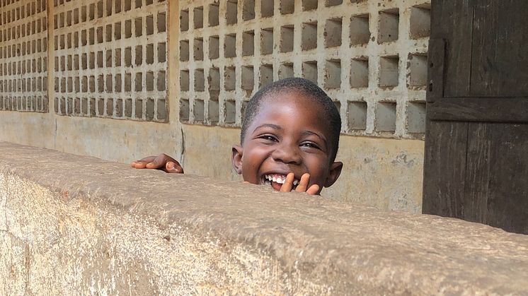 Fastighetsbyrån stöder bland annat SOS Barnbyars verksamhet i Togo.