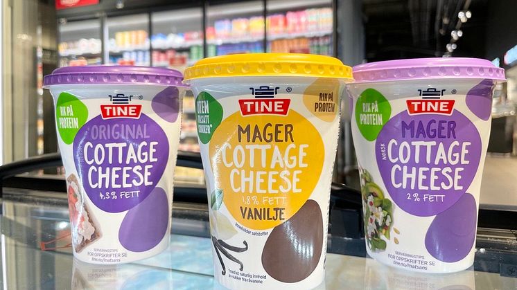 TINE investerer 25 millioner for å møte etterspørselen etter Cottage Cheese