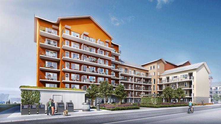 Nu drar jubileumssatsningen BoStad2021 igång – Stena Fastigheter börjar bygga på Fyrklöversgatan
