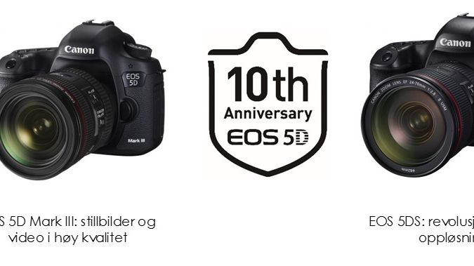 Canons EOS 5D-serie feirer 10-årsjubileum