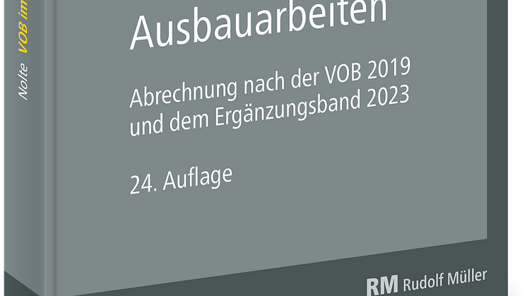 VOB im Bild – Hochbau- und Ausbauarbeiten, 24. Auflage (3D/tif)