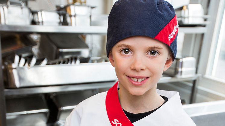 Nils 8 år, vinnare i Täbys elevkock 2015