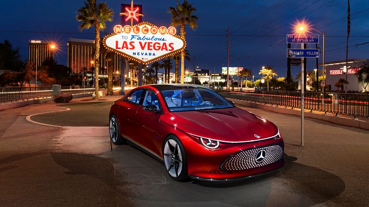 Mercedes-Benz storsatsade på den stora CES-mässan i Las Vegas. Bland annat visades ett nytt användargränssnitt baserat på artificiell intelligens samt nya ljudupplevelser i bilen.