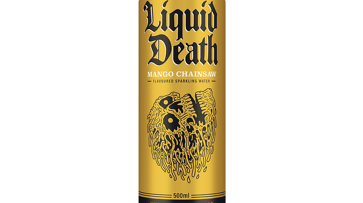 Liquid Death Mango Chainsaw 500mL Can