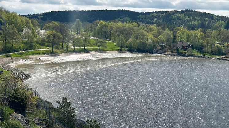 Innan semestrarna är de nya ställplatserna för husbilar klara intill Bodele badplats vid Gustafsberg. Det blir ett riktigt kanonläge med havsutsikt för semesterfirare som vill stanna till ett par nätter i Uddevalla.