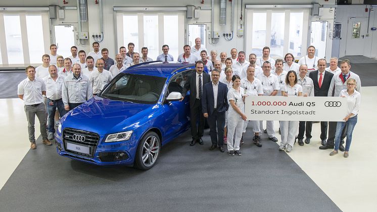 En miljon Audi Q5 tillverkade i Ingolstadt