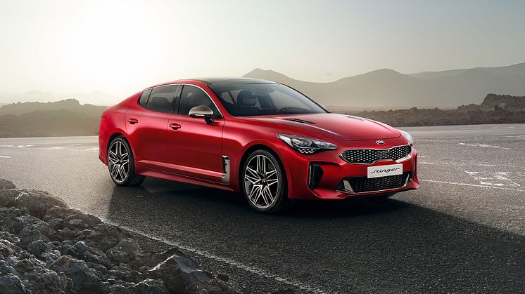 Kia Stinger uppgraderad med ny design och mer teknik