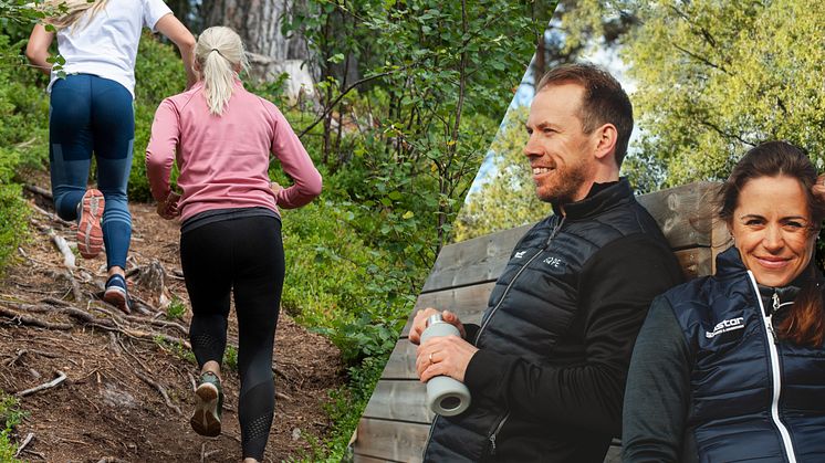 Trail run med Emil och Anna Jönsson Haag
