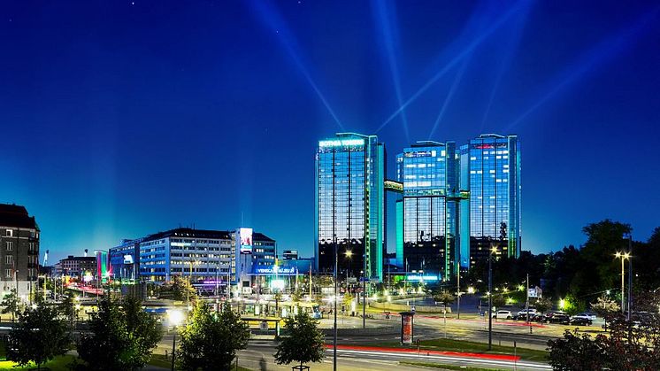 Gothia Towers the largest hotel in Europe to be certified according to BREEAM, the world's most widely used environmental certification