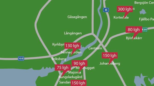 Karta: Antal potentiella lägenheter per område (JPG-format)