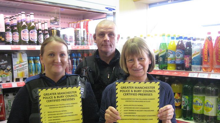More Bury shops to get protection from violent crime 
