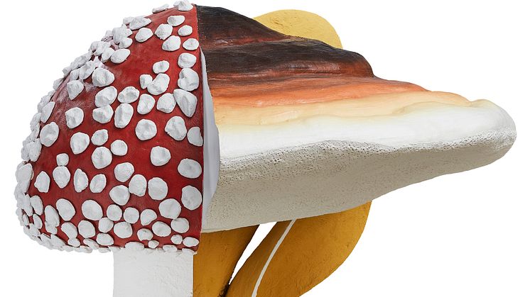 Carsten Höller, Giant Triple Mushroom, 2014, (125,7 x 125,7 x 115,6 cm