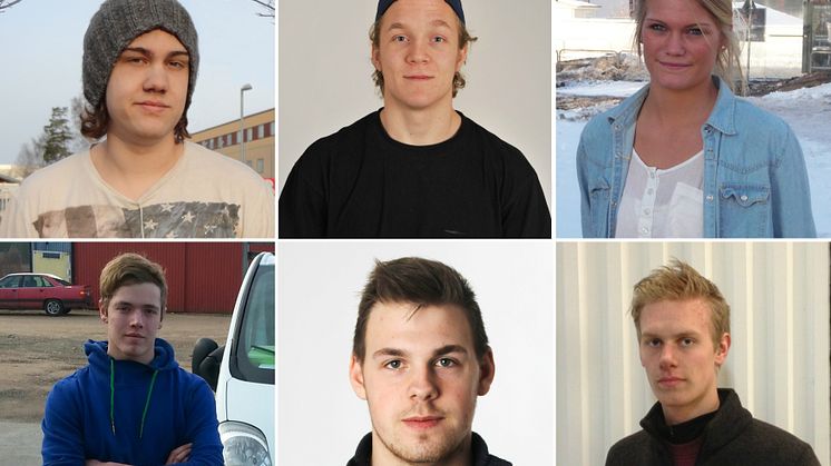 Finalisterna i "SM för unga plåtslagare 2014"