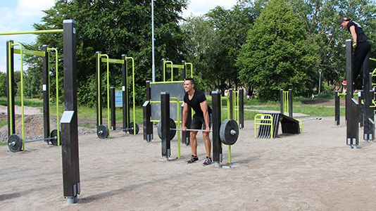 Personlig träning på Halmstads största och nyaste utegym