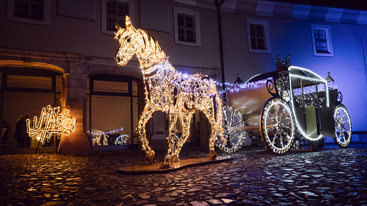 das Lichtfestival LUMAGICA verzauberte tausende Gäste (Foto: ASL Schlossbetriebe / Carsten Beier)